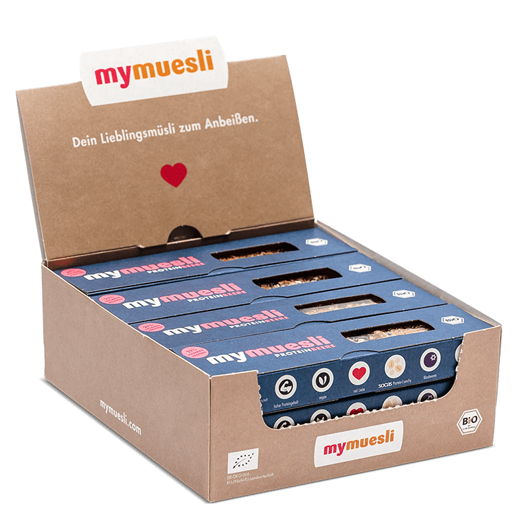Dein 12er-Paket mit Protein satt