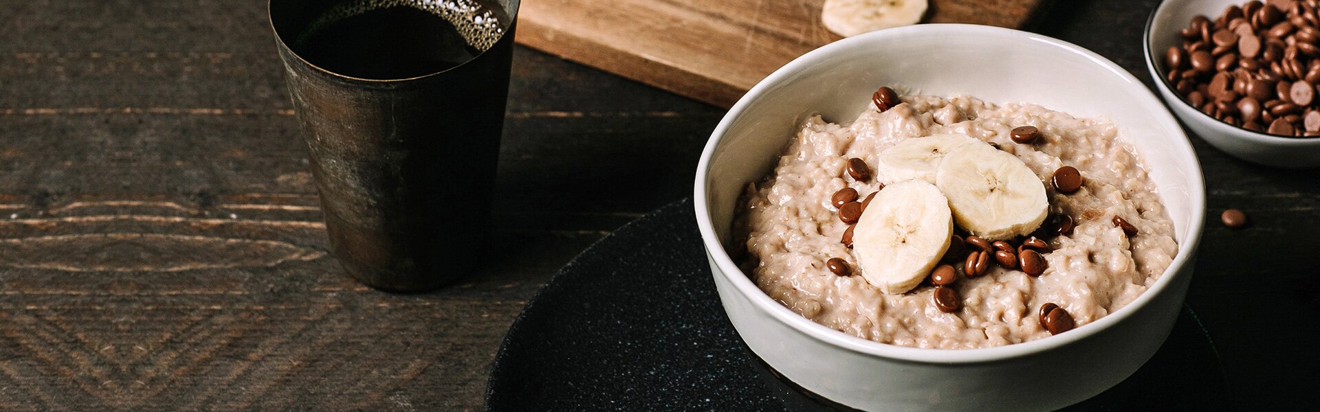 Zartschmelzende Schokodrops für Dein Porridge-Moment