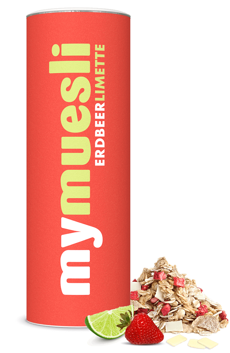 Knuspermüsli mit Erdbeeren und leckerem Crunchy