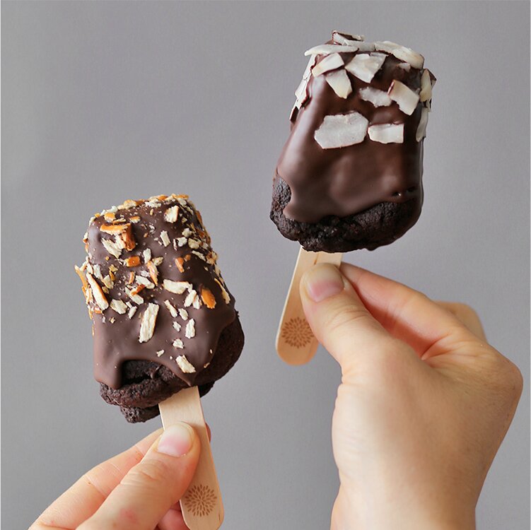 Himbeer Brownie Cake Pops