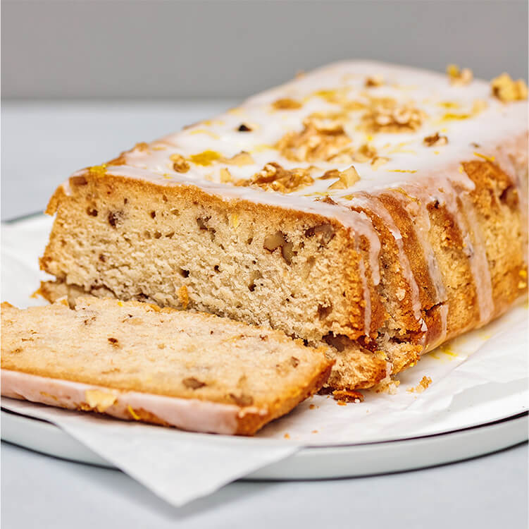 Veganer Walnusskuchen mit Miss Grey Schwarztee