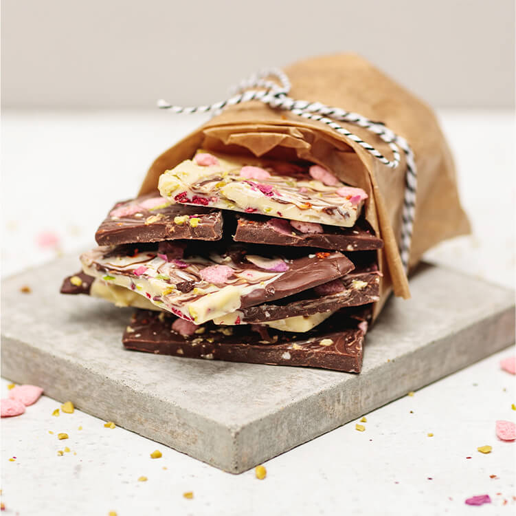 vegane Bruchschokolade zum Verschenken