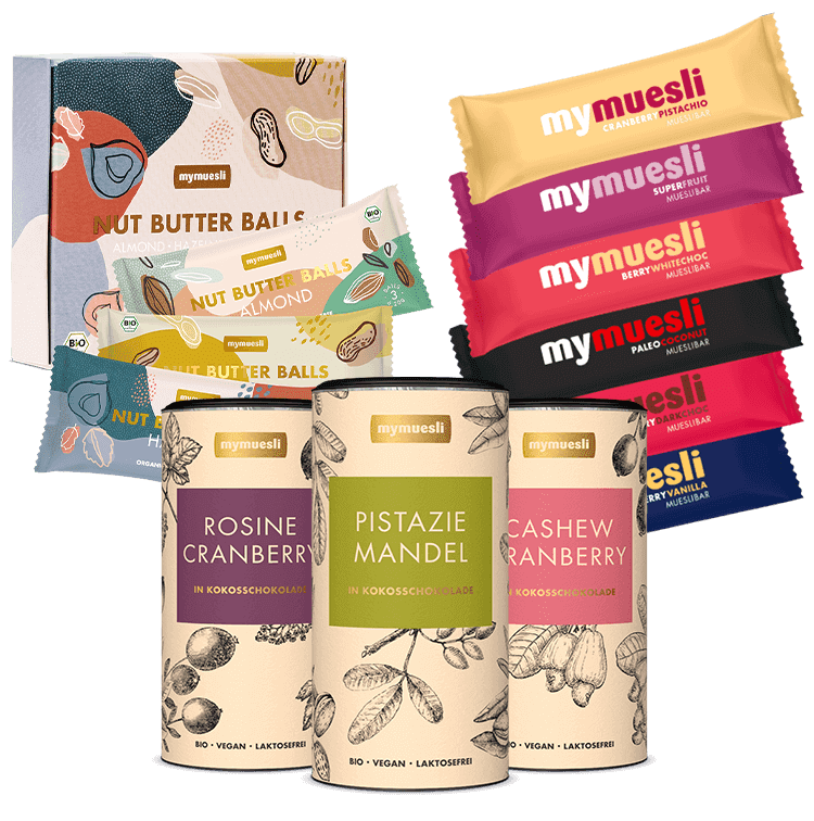 mymuesli Snack Deluxe Paket