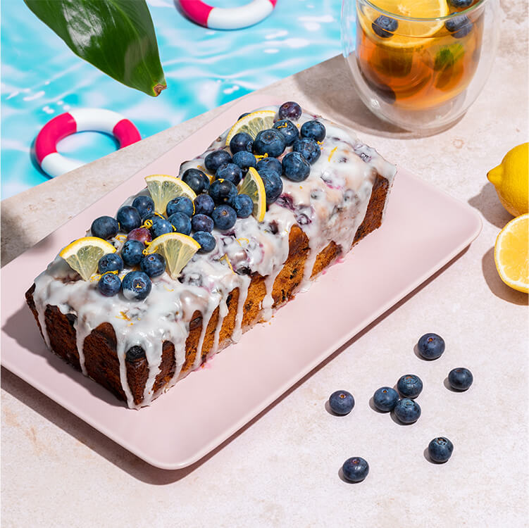 mymuesli Lemon Blueberry Cake - einfaches Kuchenrezept für jeden Sommer Anlass