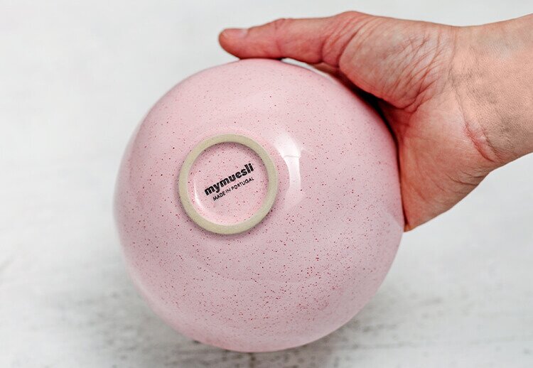 Keramik Muesli Schale von mymuesli in Rose