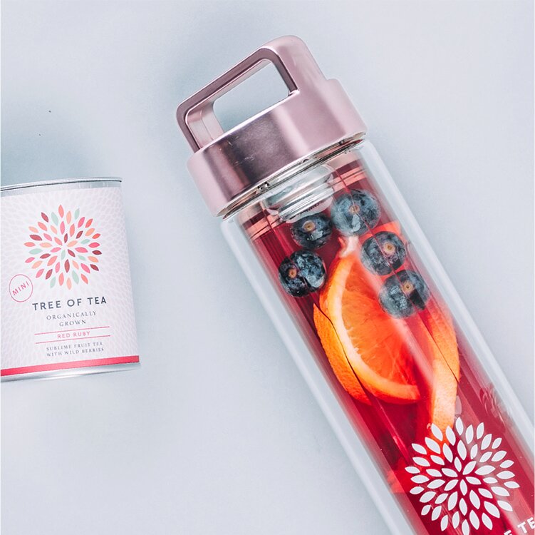 Tea2go mit Red Ruby Früchtetee