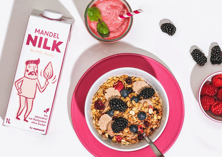 Vegane Mandel Nilk aus Bio-Mandeln 