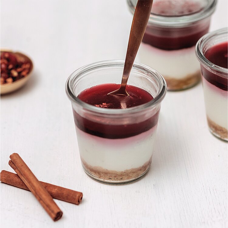 Cheesecake im Glas