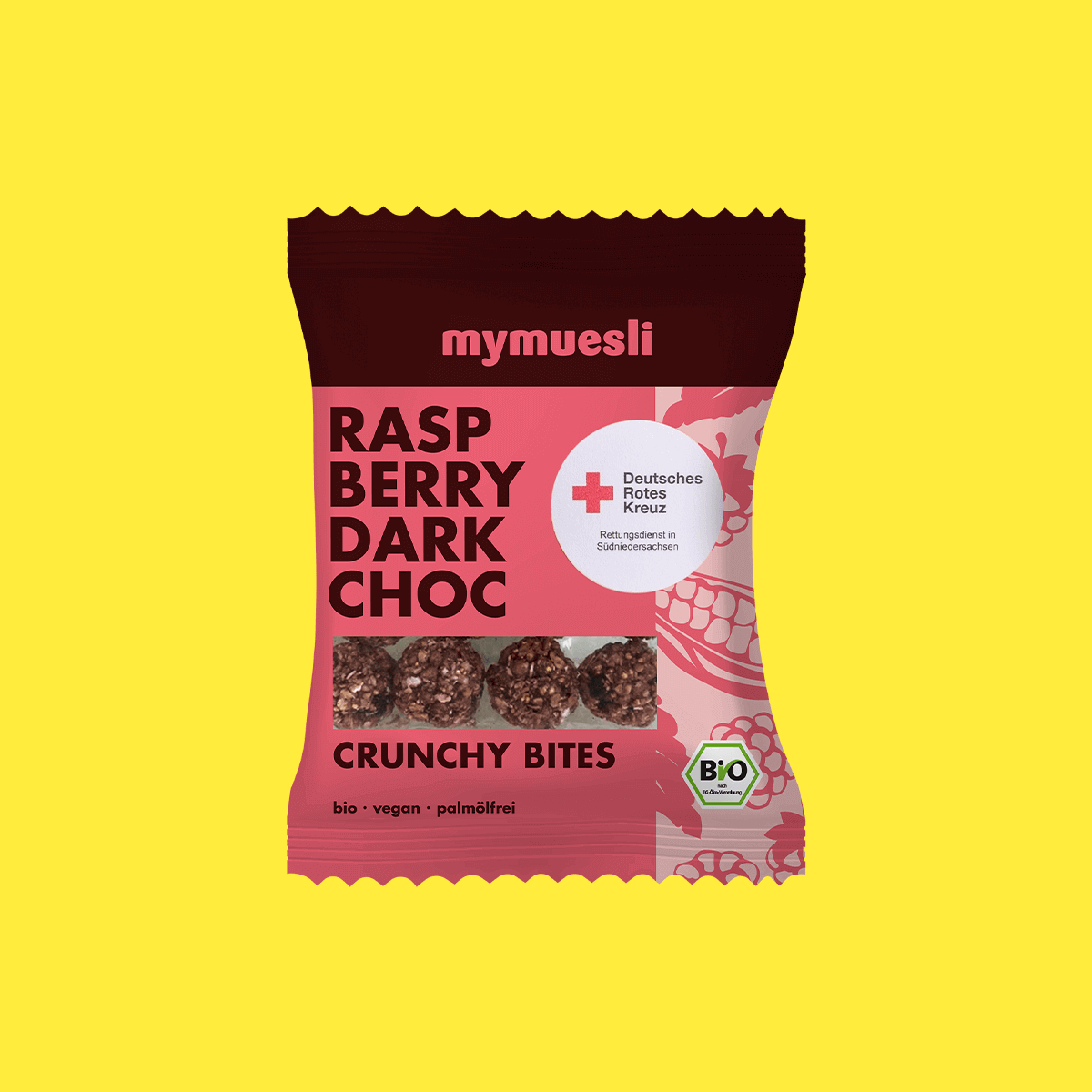 mm_CrunchyBites_RaspberryDarkChoc_Logisticker-hg2.png mymuesli Crunchy Bites - jetzt mit Deinem Logo oder persänlichen Gruß bestellen!