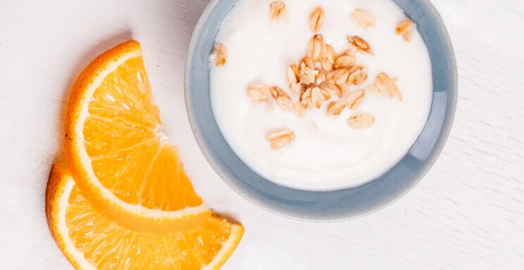 Bio-Müsli mit Limette.