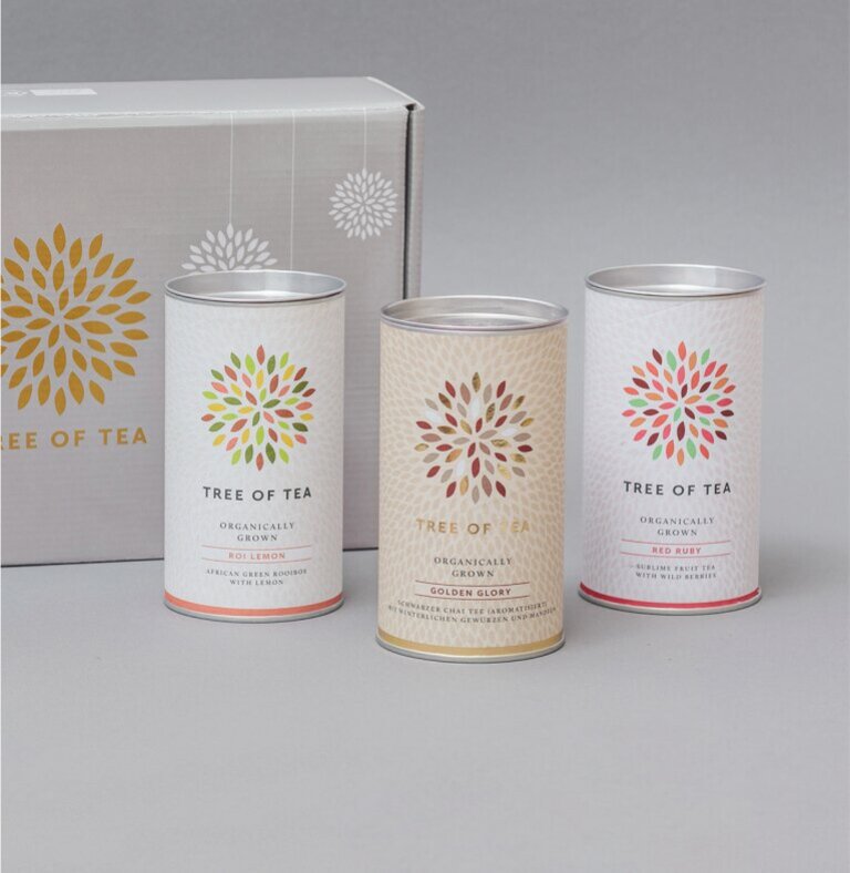 Winter Set mit 3 winterlichen Sorten Blatt-Tee