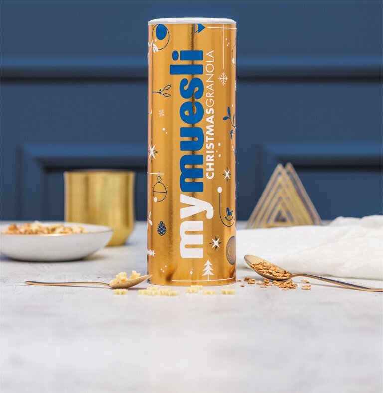 Köstliches Frühstück oder Dessert zu Weihnachten