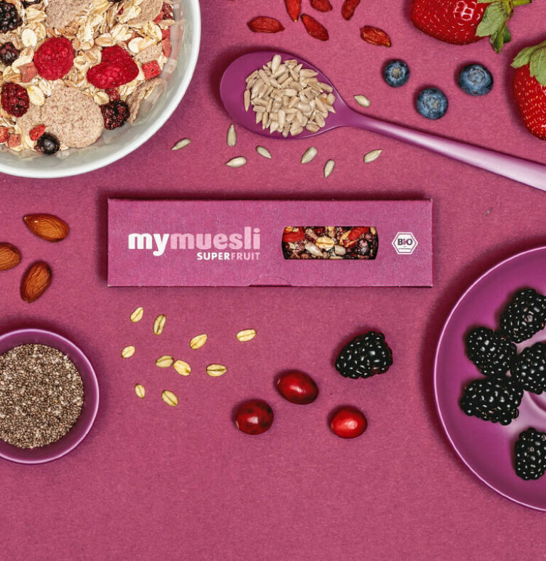 Superfruchtig und Super lecker. Superfruit-Müsli jetzt als Riegel.