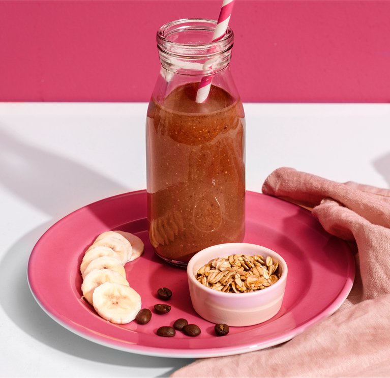 Kaffee Smoothie mit Cashew Nilk