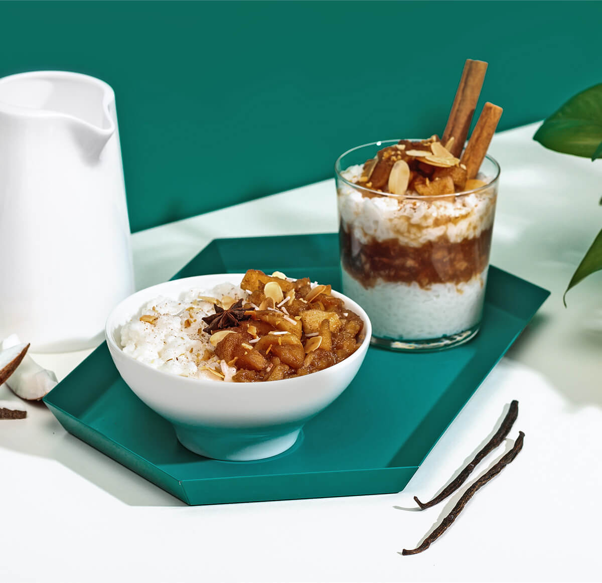 Bratapfel Milchreis mit Kokos Nilk