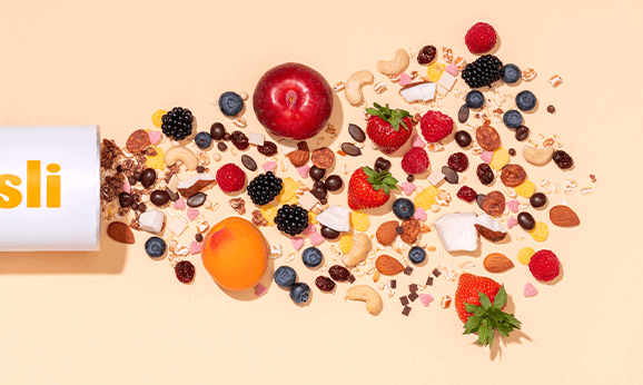 Mix dir dein eigenes Müsli und wähle zwischen tollen Designs oder gestalte Deine eigene Foto-Dose