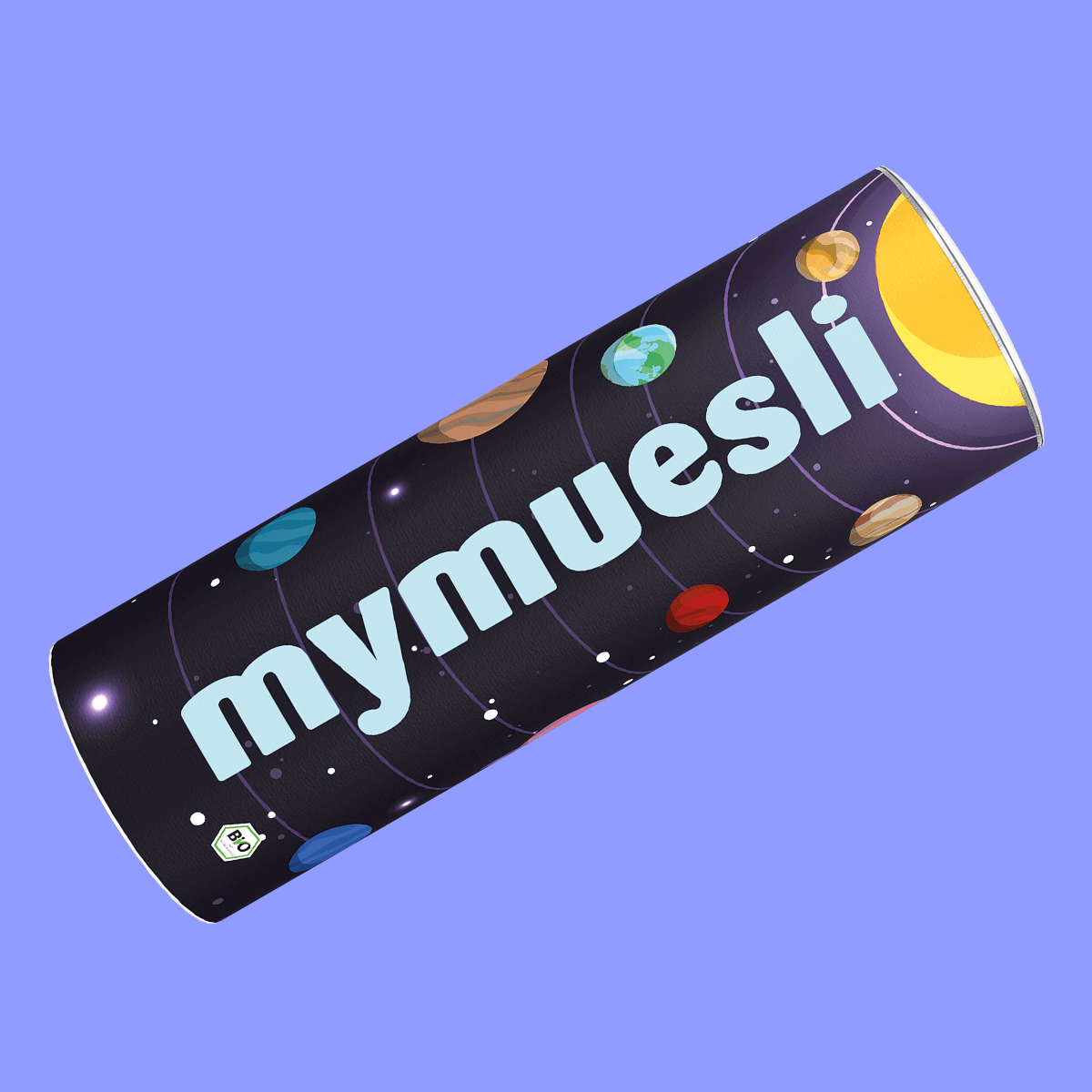 mymuesli Dosen Design Solar System - jetzt Müsli mixen!