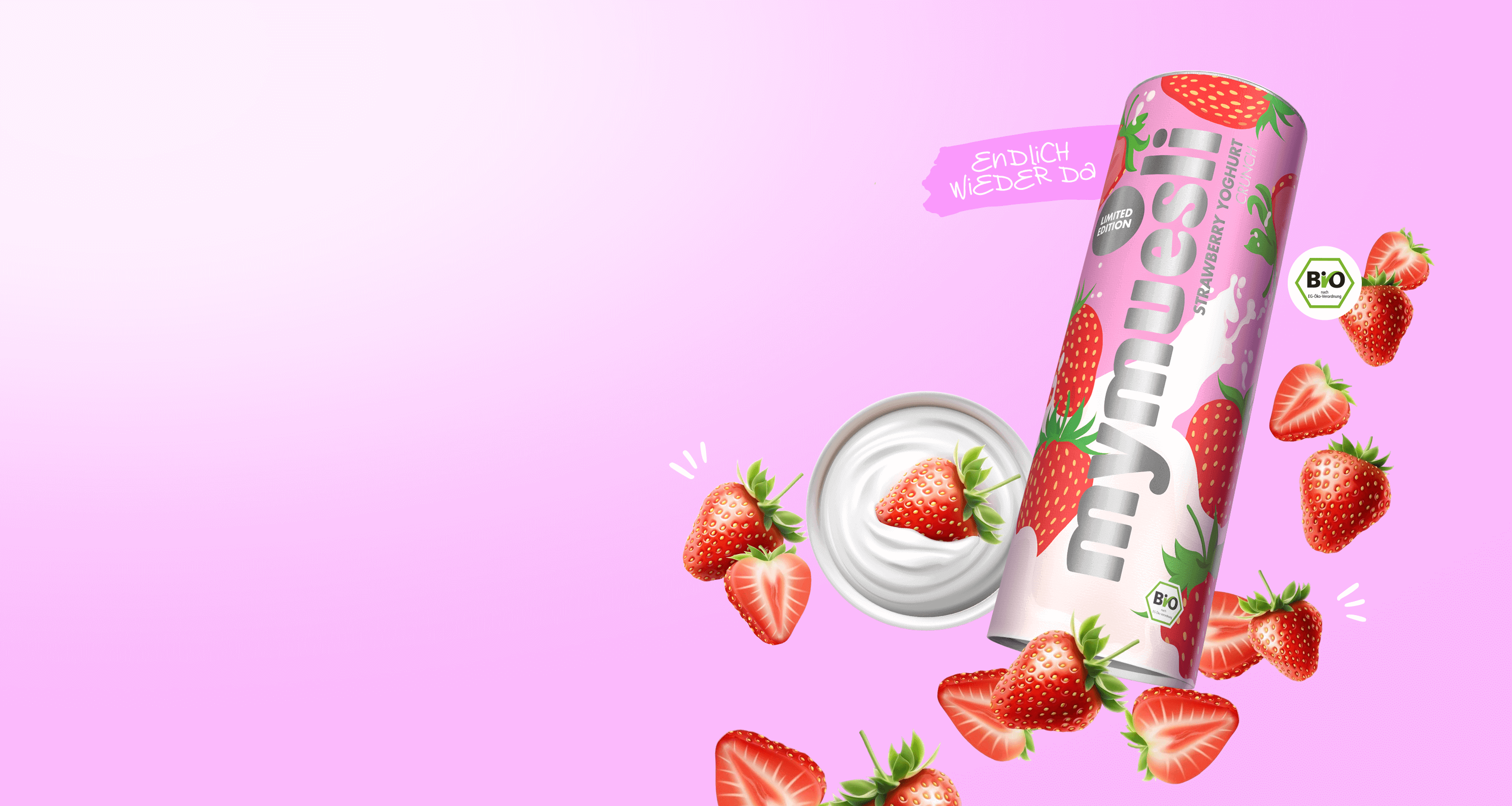 Fruchtig frisch, unwiderstehlich gut: Strawberry Yoghurt Crunch