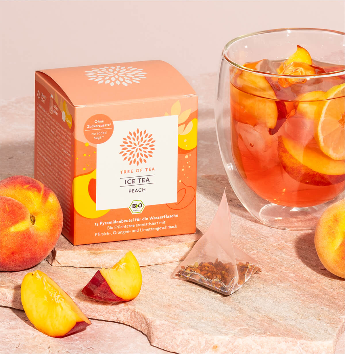 Tree of Tea Eistee Beutel Peach