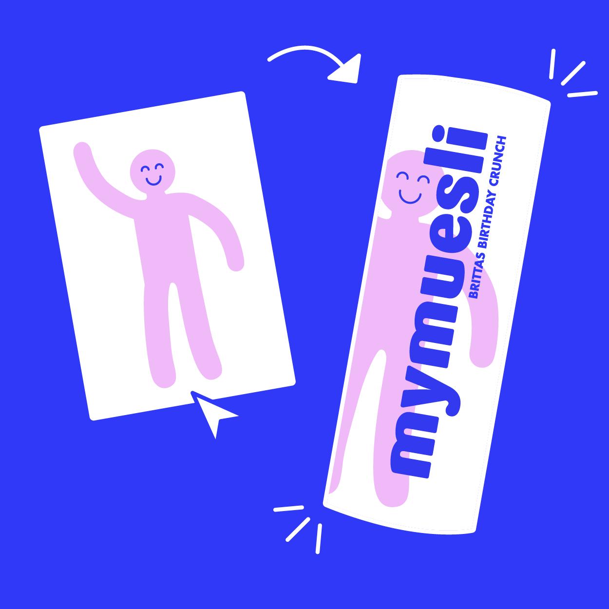 mymuesli Mixer Schritt 2 - oder erstelle Dein eigenes Dosendesign mit einem Foto von Dir!