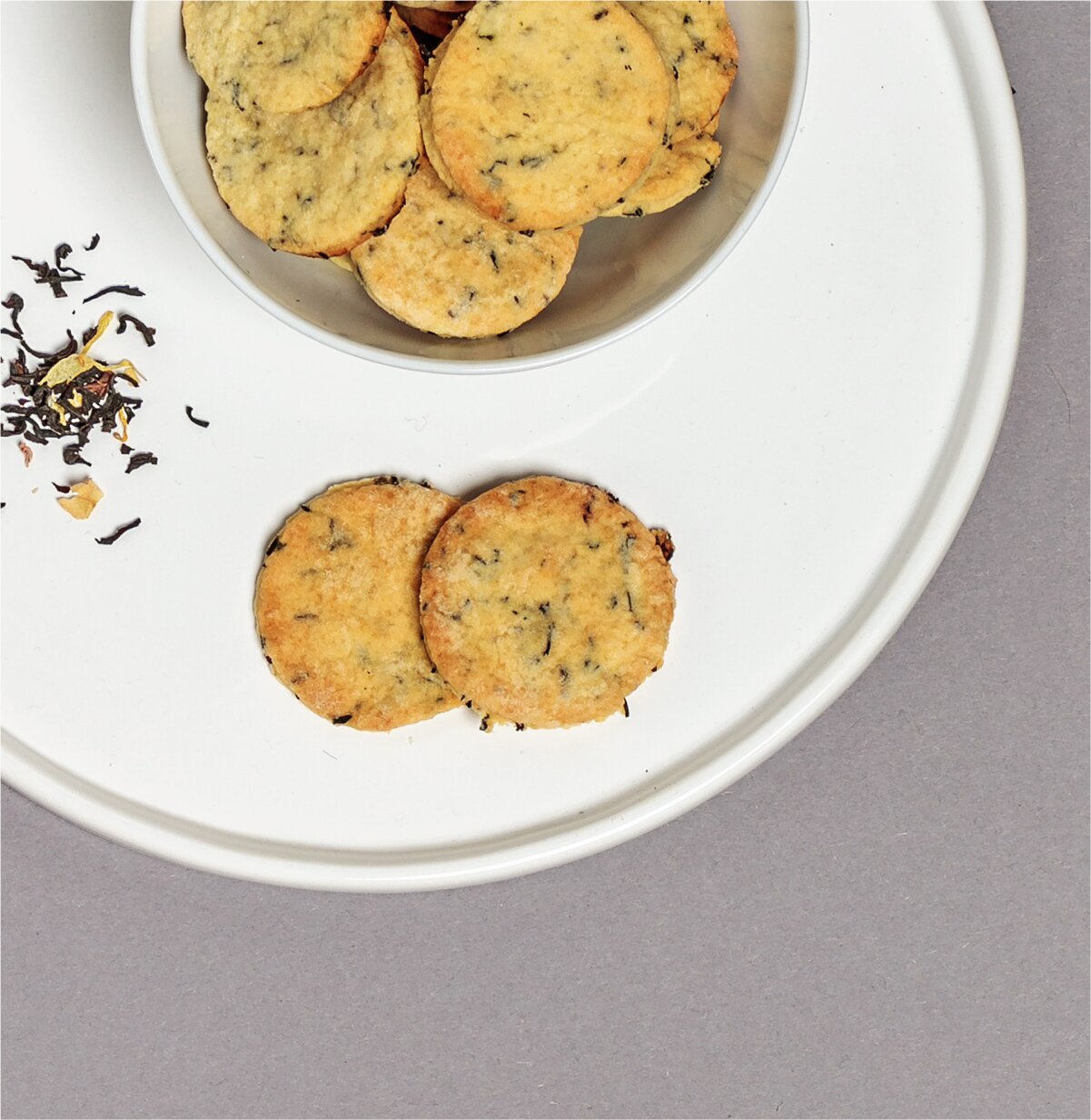 Earl-Grey-Kekse mit Miss Grey Schwarztee