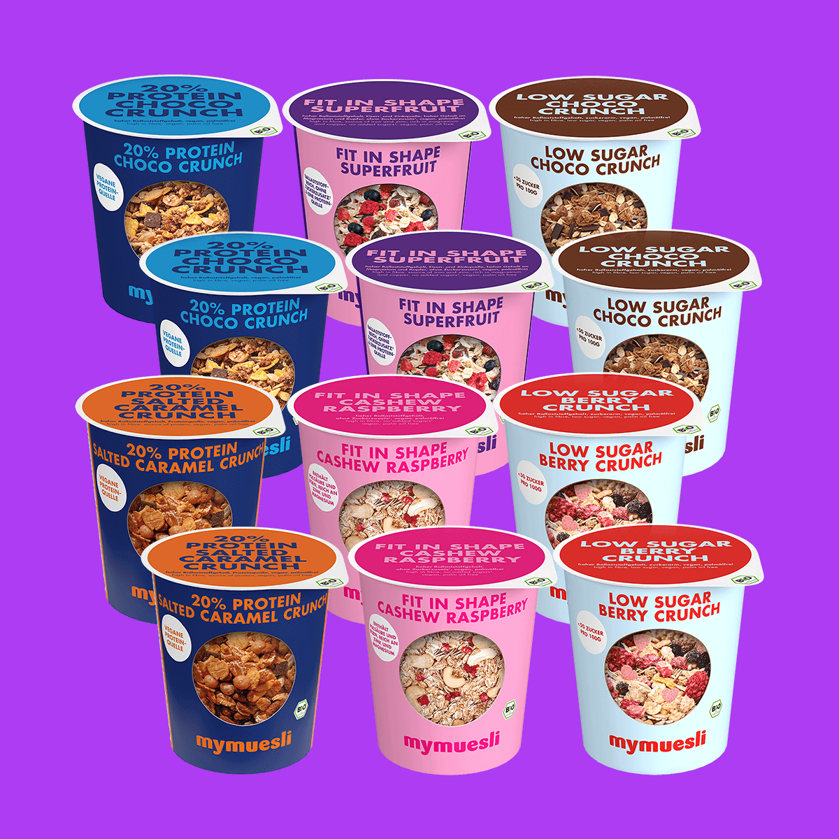 mymuesli2go 12er Probierpaket Body & Balance