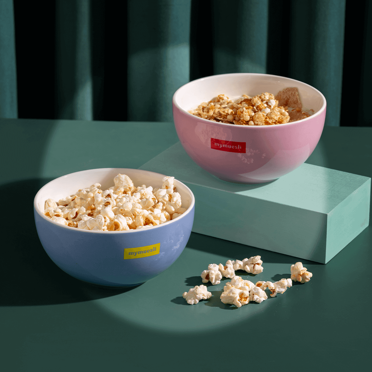 mymuesli Müslischalen 2er Paket mit je einer Schale in Rosa und in Blau - jetzt entdecken!