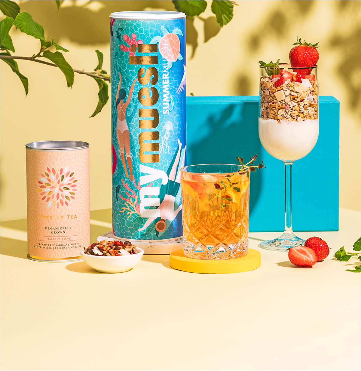 Summer Müsli und Peachy June Früchtetee