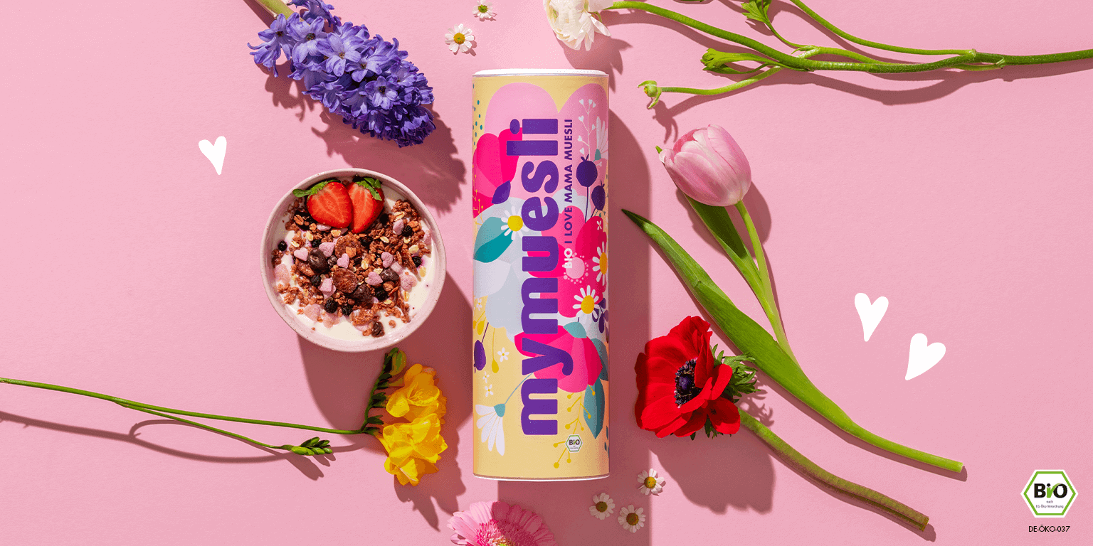 mymuesli Muttertag: Entdecke leckere Muttertagsgeschenke für Deine Mama