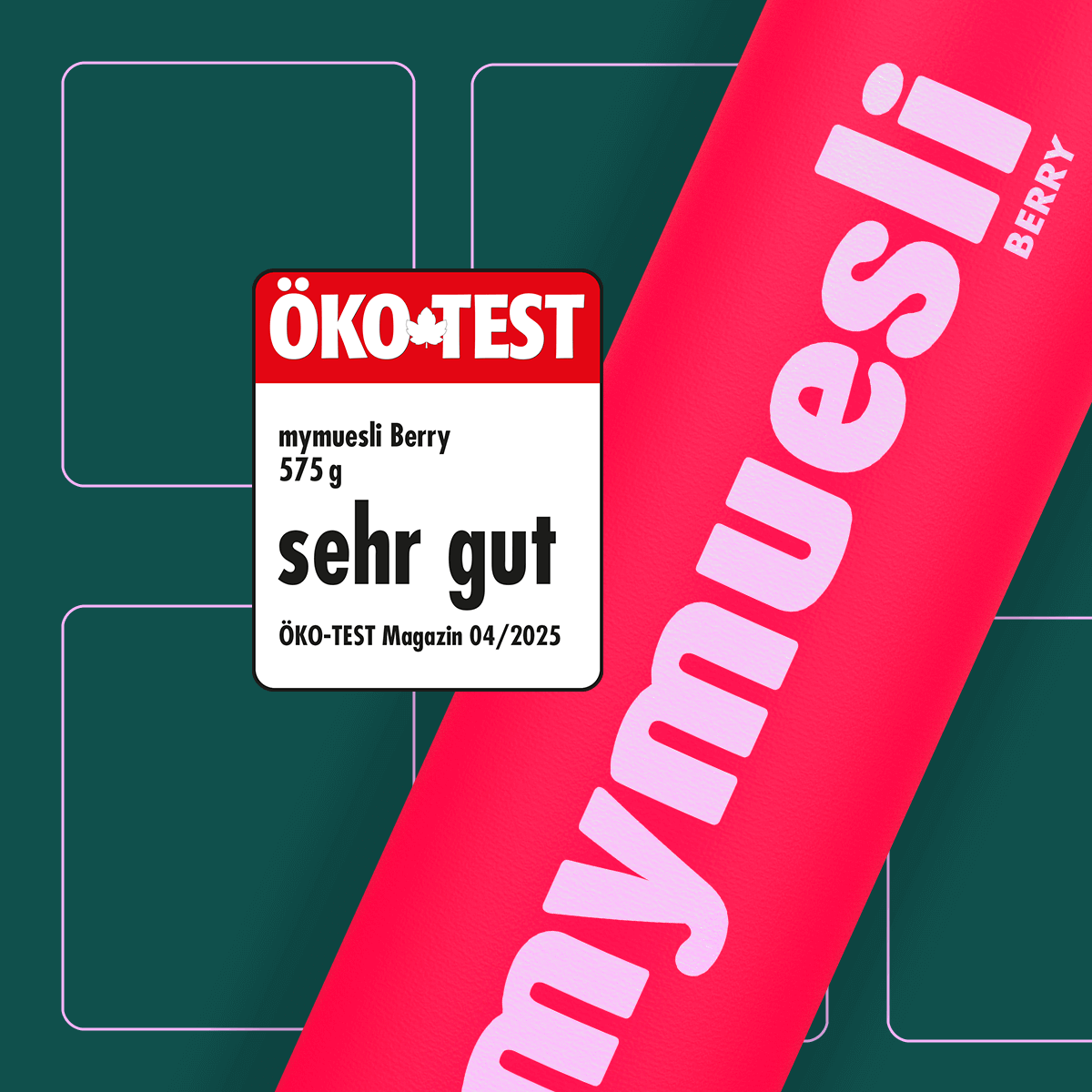 mymuesli Berry Müsli - Ökotestsieger 2025!