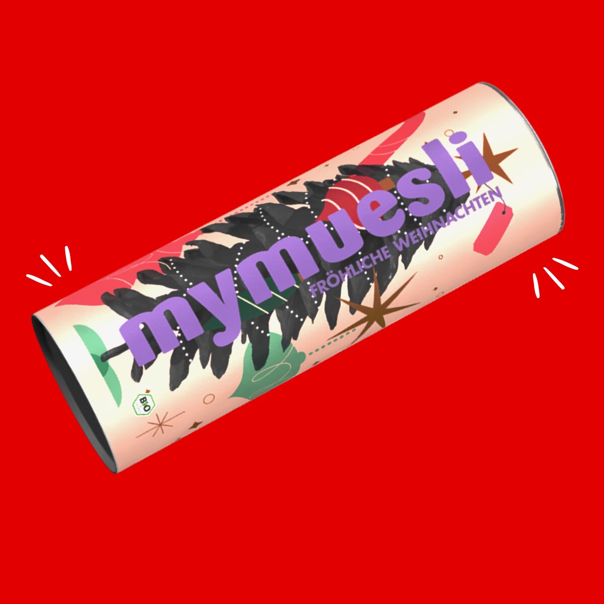 mymuesli Playful Christmas Dosen Design - mixe jetzt Dein eigenes Müsli!