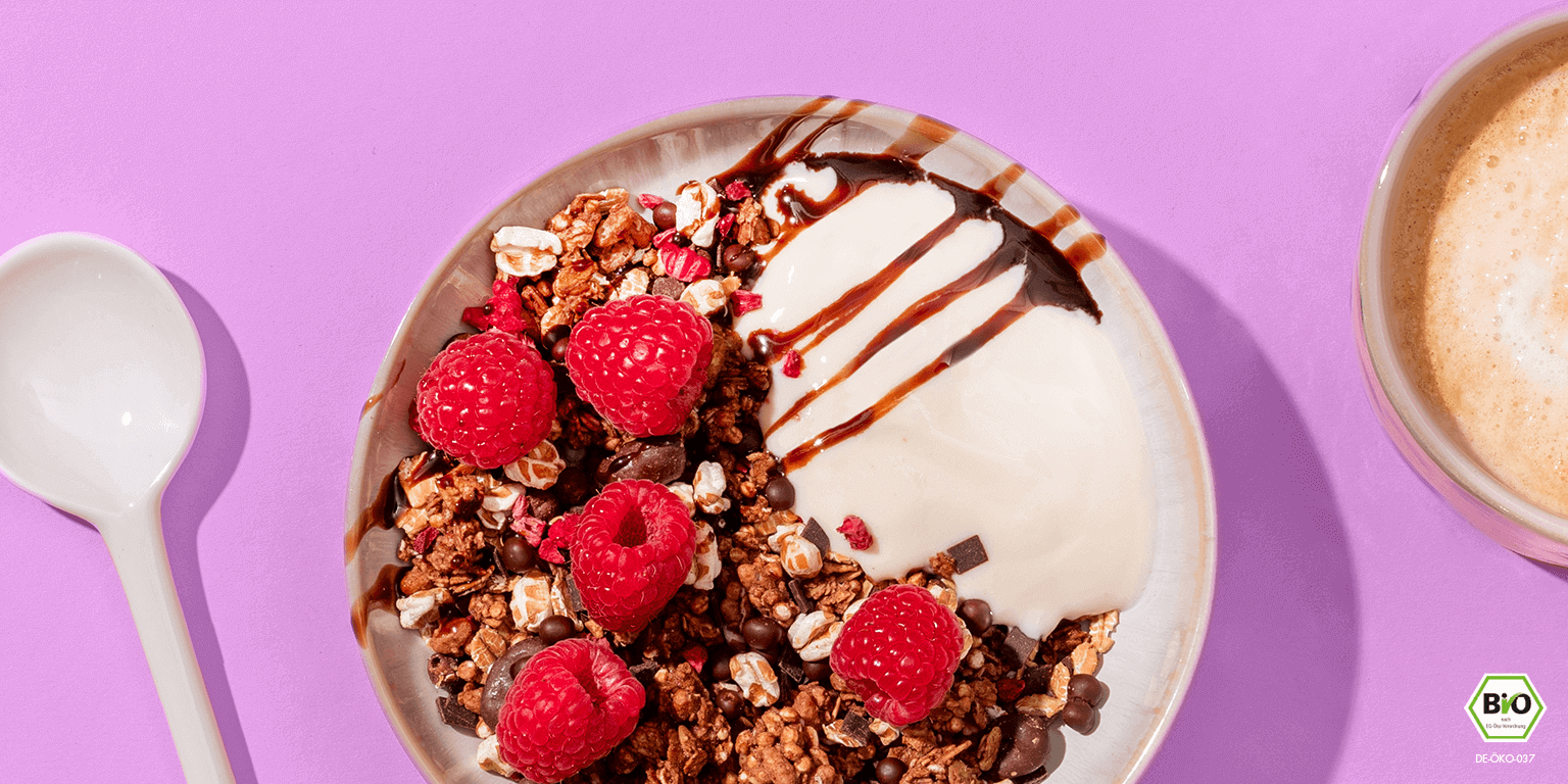 mymuesli Bio Frucht und Schokoladen Müslis: Entdecke ausgefallene Müsli Kreationen für jeden Geschmack!