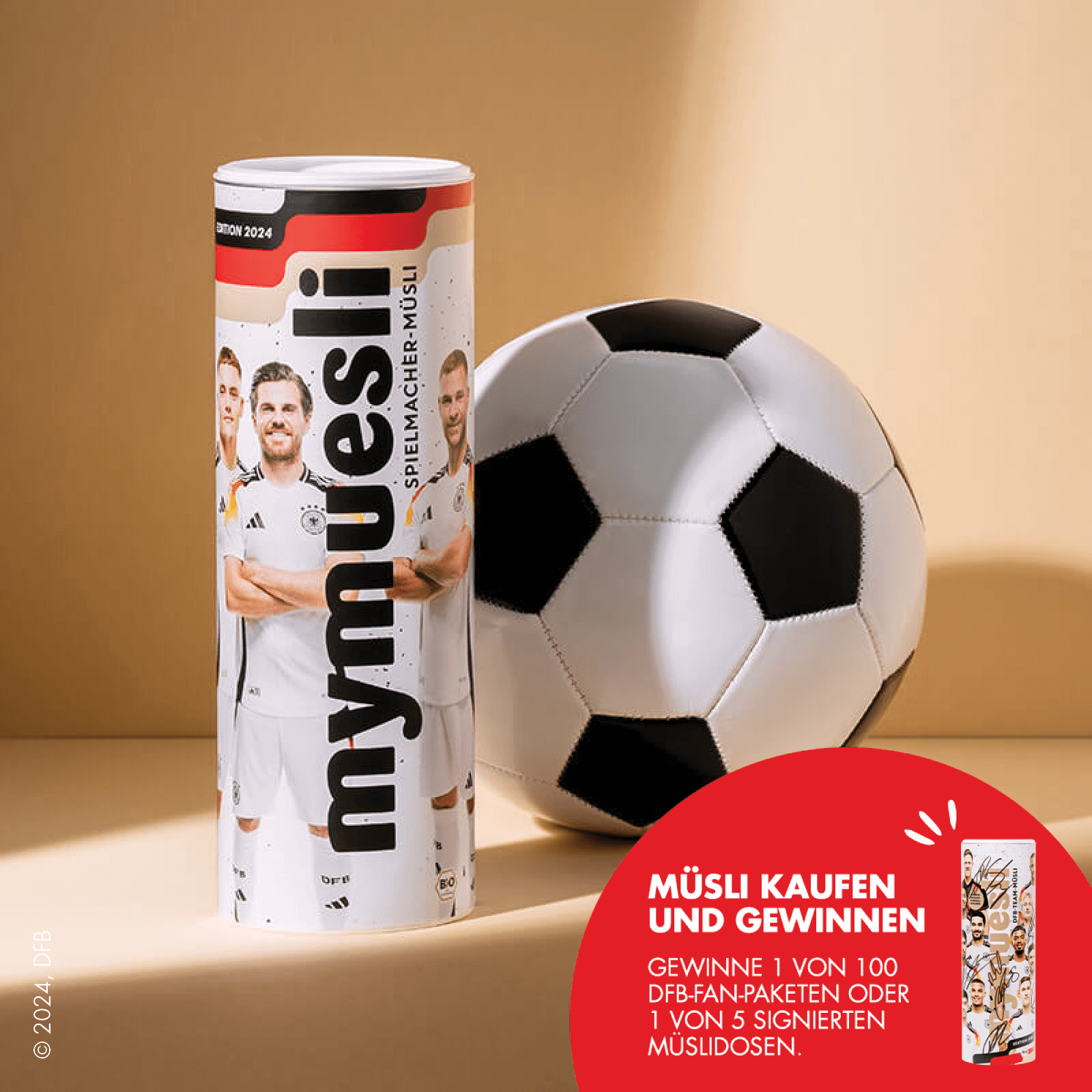 mymuesli DFB Spielemacher Müsli