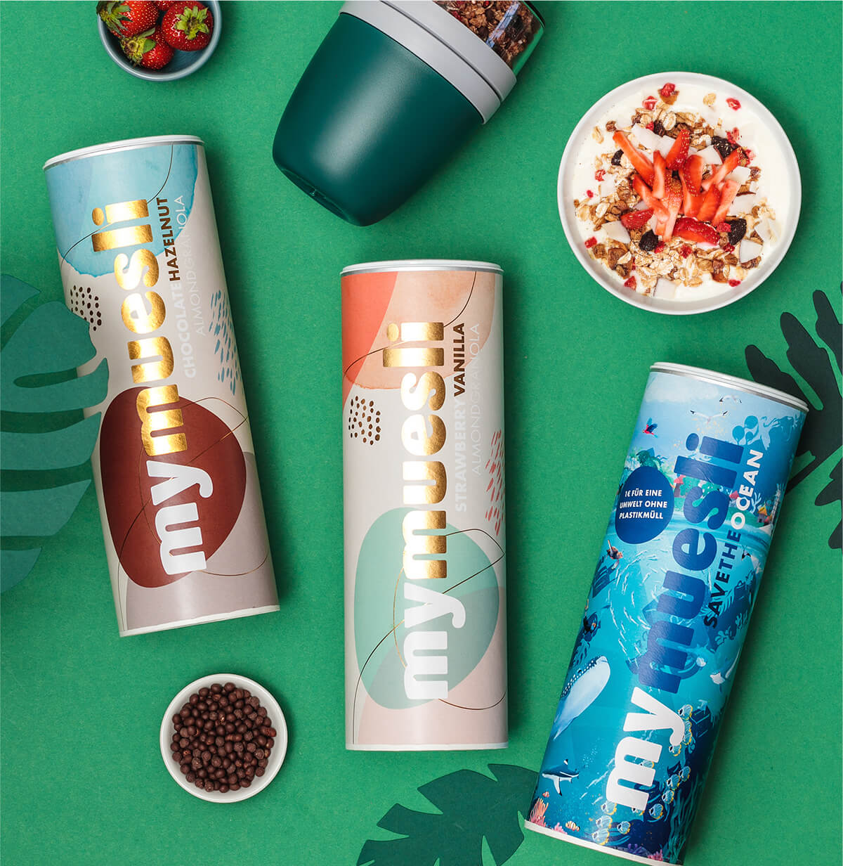 Save the Ocean Muesli Deluxe Bundle mit 2go Becher