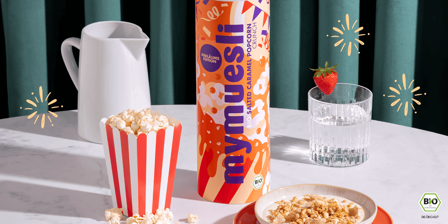 mymuesli 18. Jubiläum - entdecke das Jubiläumsmüsli und mehr!