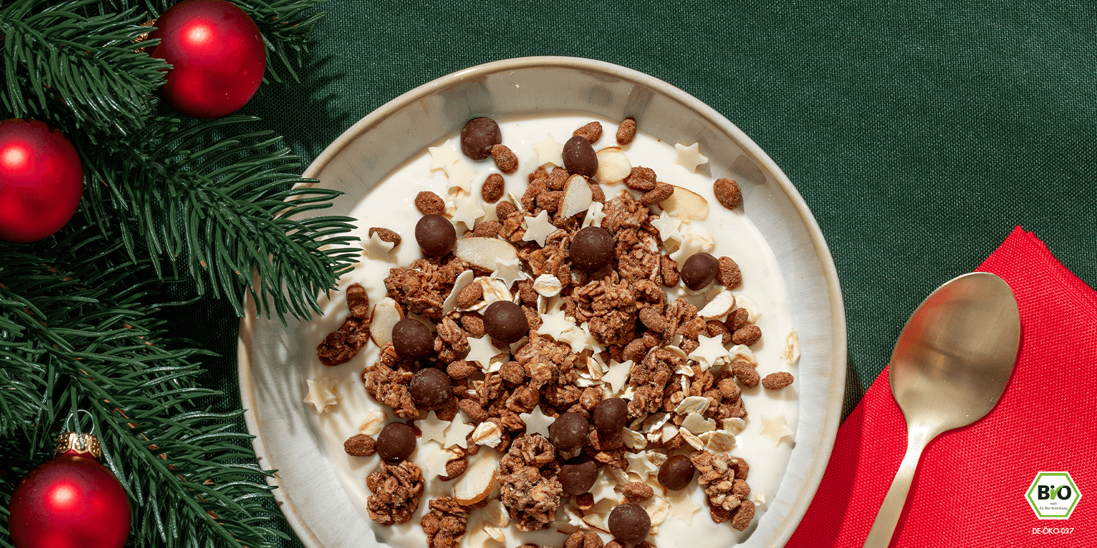 mymuesli Weihnachten - jetzt leckere Bio Müslis, Porridges, Geschenke und mehr entdecken!