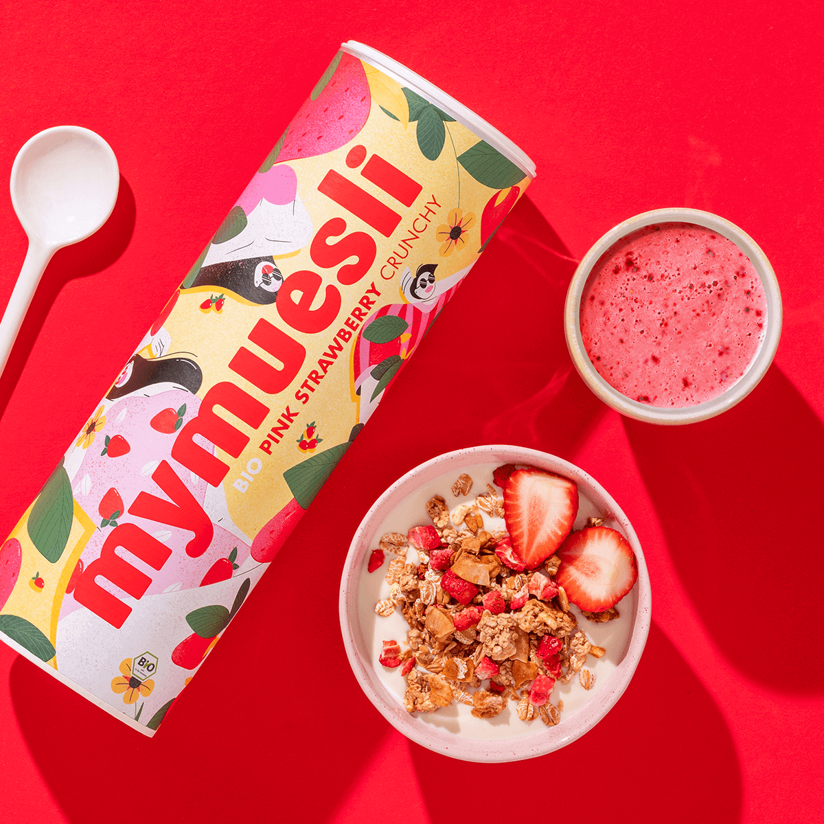 mymuesli Pink Strawberry Crunchy 
