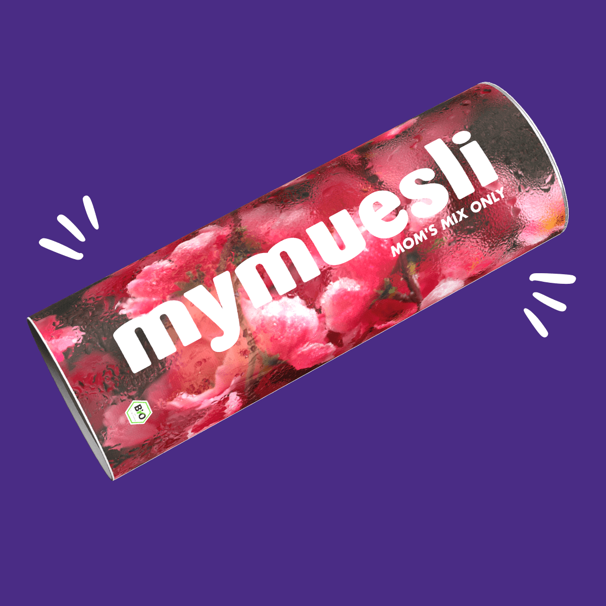 mymuesli Dosen Design Flowers in Rain