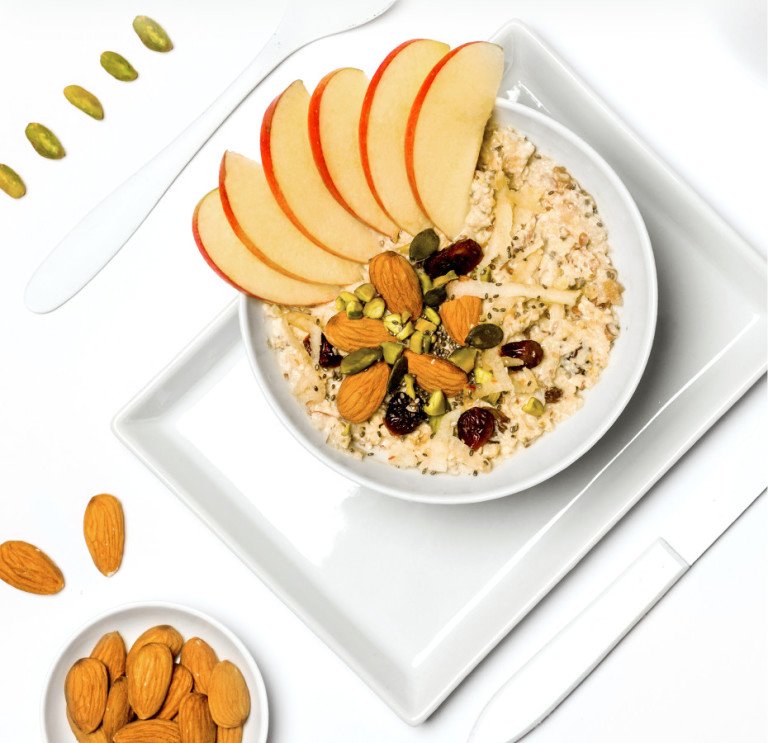 Bircher Müsli mit Hafer Nilk
