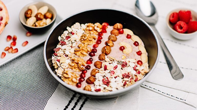 Rezept für Protein Smoothie Bowl