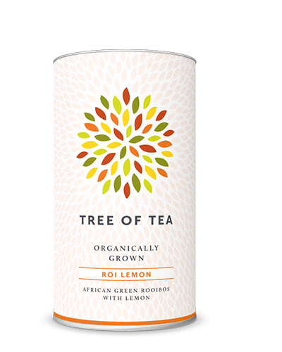 Rooibos Tee mit Zitrone.
