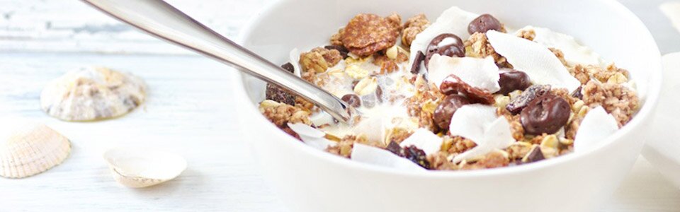 Schoko-Müsli mit Kokos