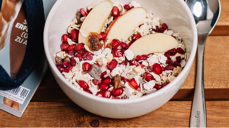 Low Carb Müsli mit hohem Proteingehalt.